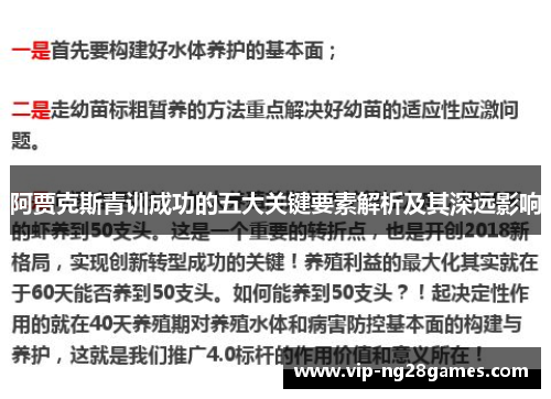 阿贾克斯青训成功的五大关键要素解析及其深远影响